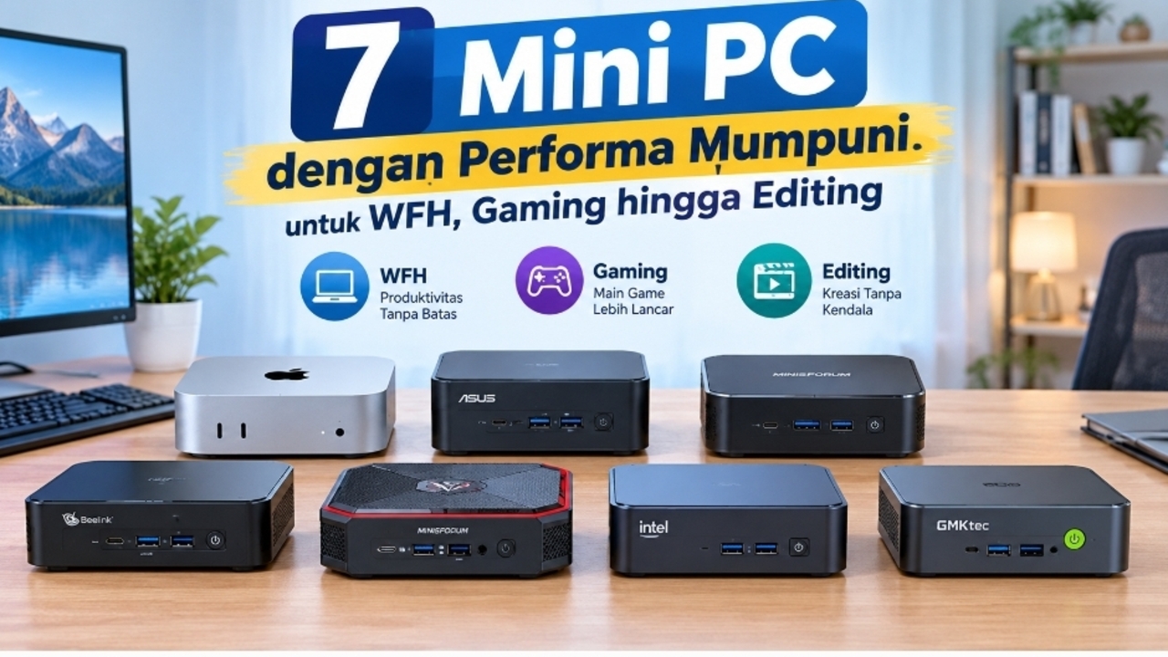 7 Mini PC dengan Performa Mumpuni untuk WFH, Gaming hingga Editing