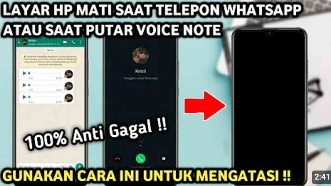 Sering Kesel Layar Mati Saat Teleponan di WhatsApp? Cek Solusi Simpelnya di Sini!