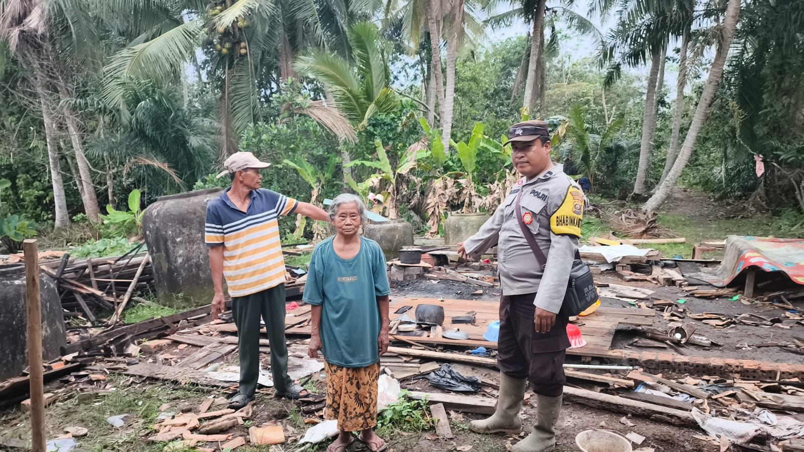 Puting Beliung Terjang Muara Sugihan Banyuasin, 63 Rumah Warga Rusak