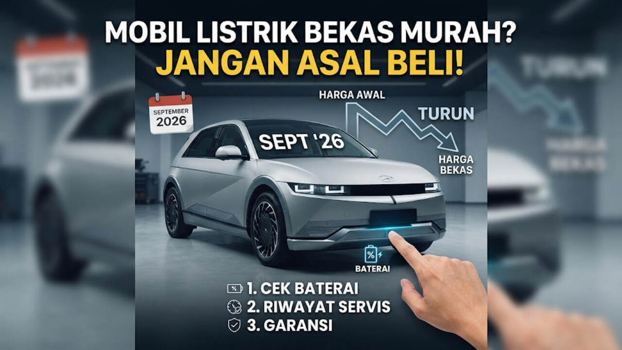 Mobil Listrik Bekas September 2026 Makin Murah, Ini yang Perlu Diperhatikan