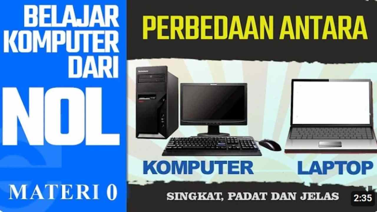 PC atau Laptop? Cari Tahu Perbedaan & Pilihan Terbaik Sesuai Kebutuhan!