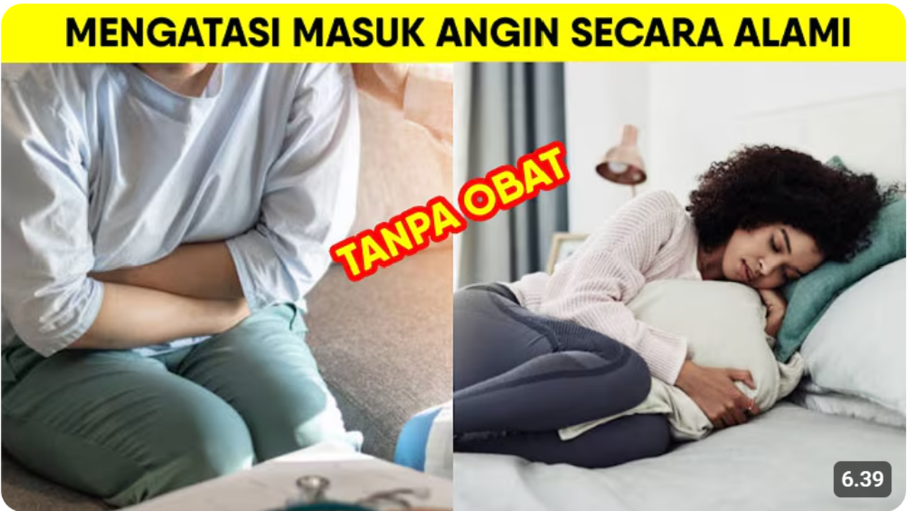 Masuk Angin? Gausah Panik! Begini Cara Alami Biar Cepet Pulih! 