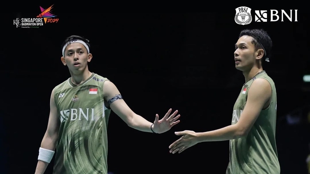 Fajar/Rian Runner Up Singapore Open 2024