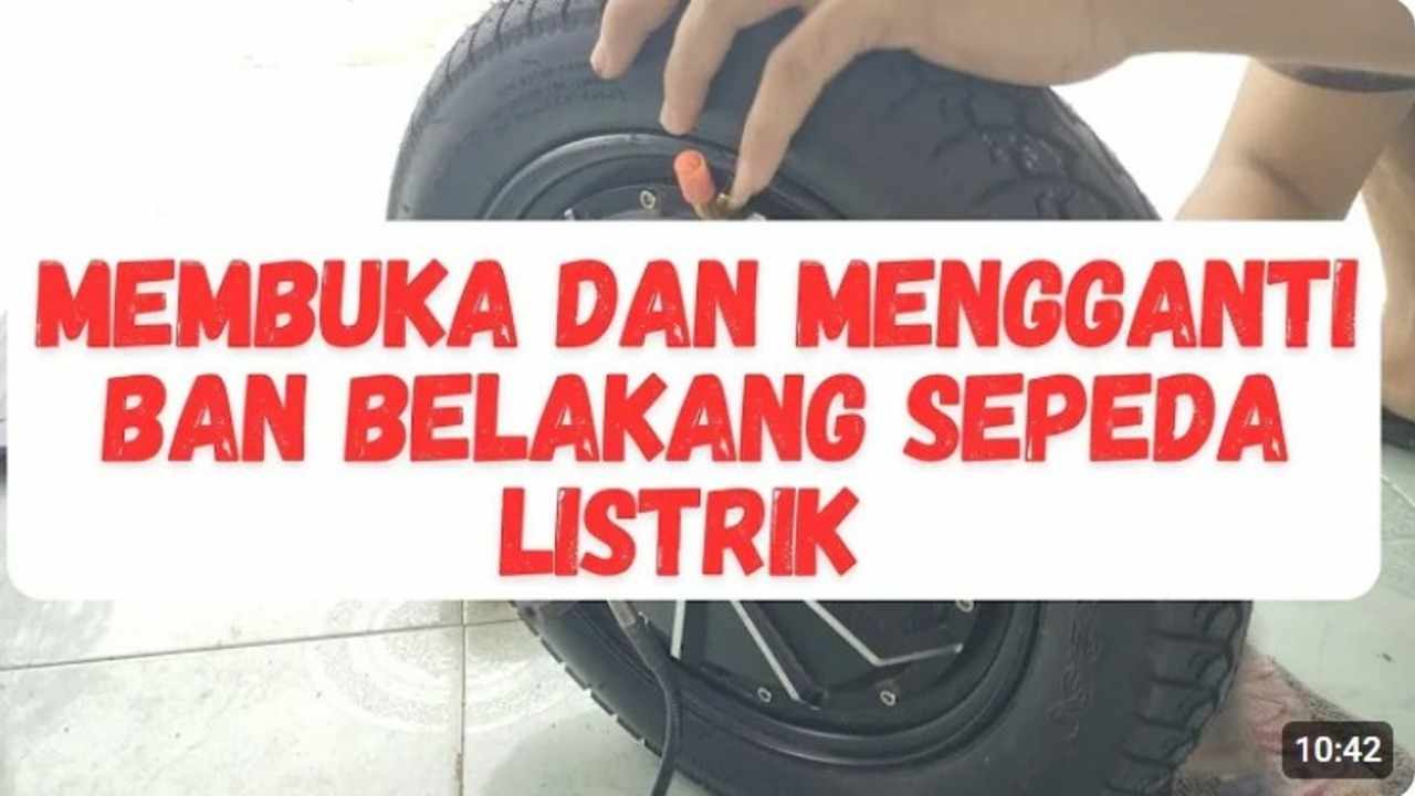 Panduan Membuka dan Mengganti Ban Belakang Sepeda Listrik