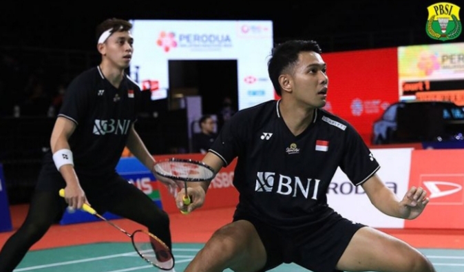 Indonesia Open 2023: Fajar/Rian Lolos ke Babak 16 Besar