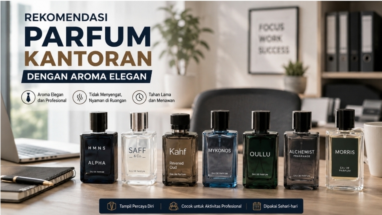 7 Parfum Kantoran Terbaik dengan Aroma Fresh, Clean, dan Berkelas