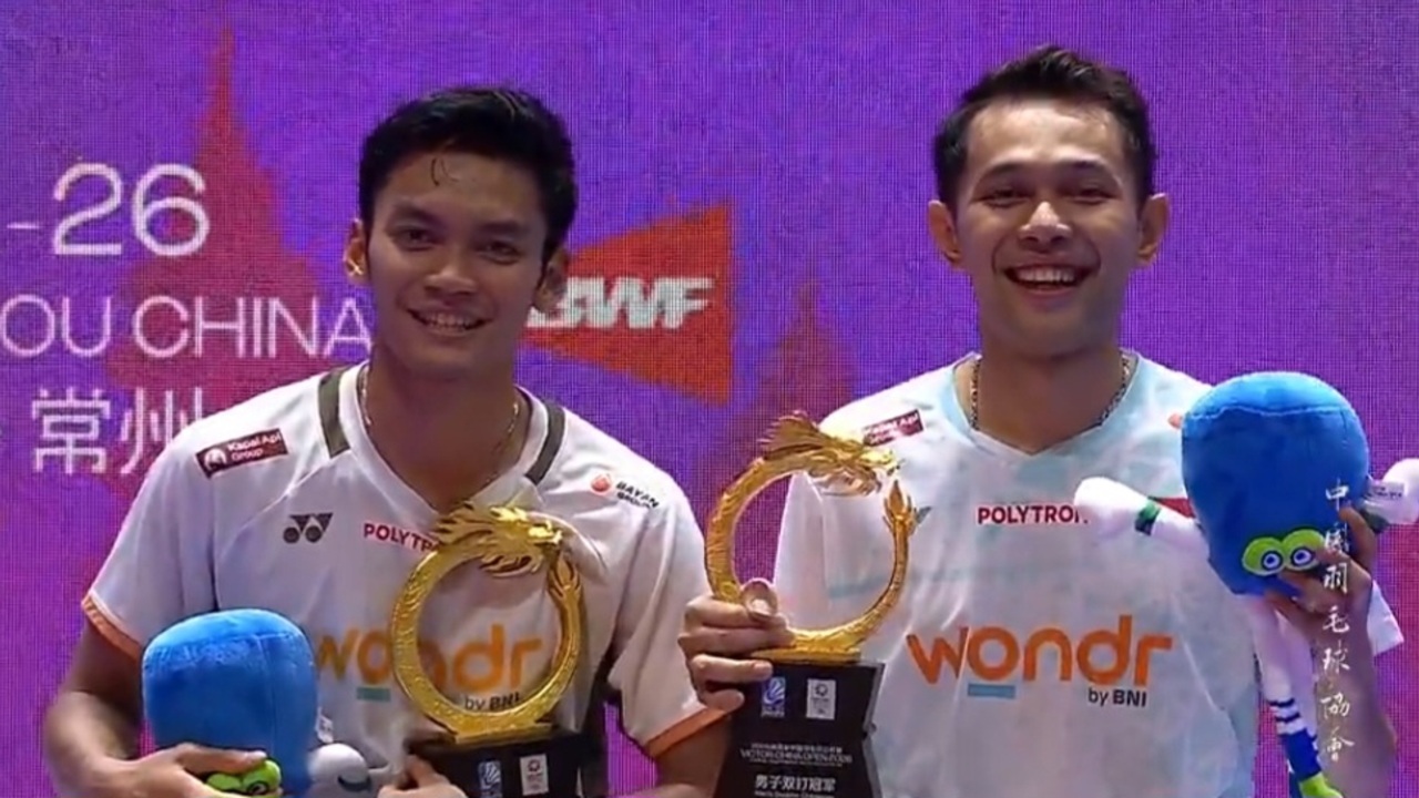 Luar Biasa! Fajar/Fikri Juara Chinese Open 2026, Cetak Back to Back Gelar