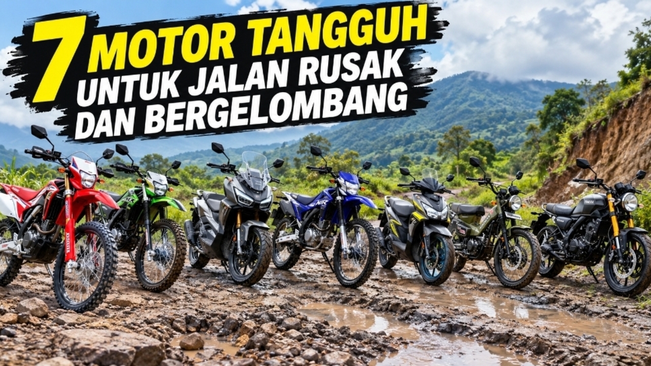 7 Motor Tangguh untuk Jalan Rusak dan Bergelombang