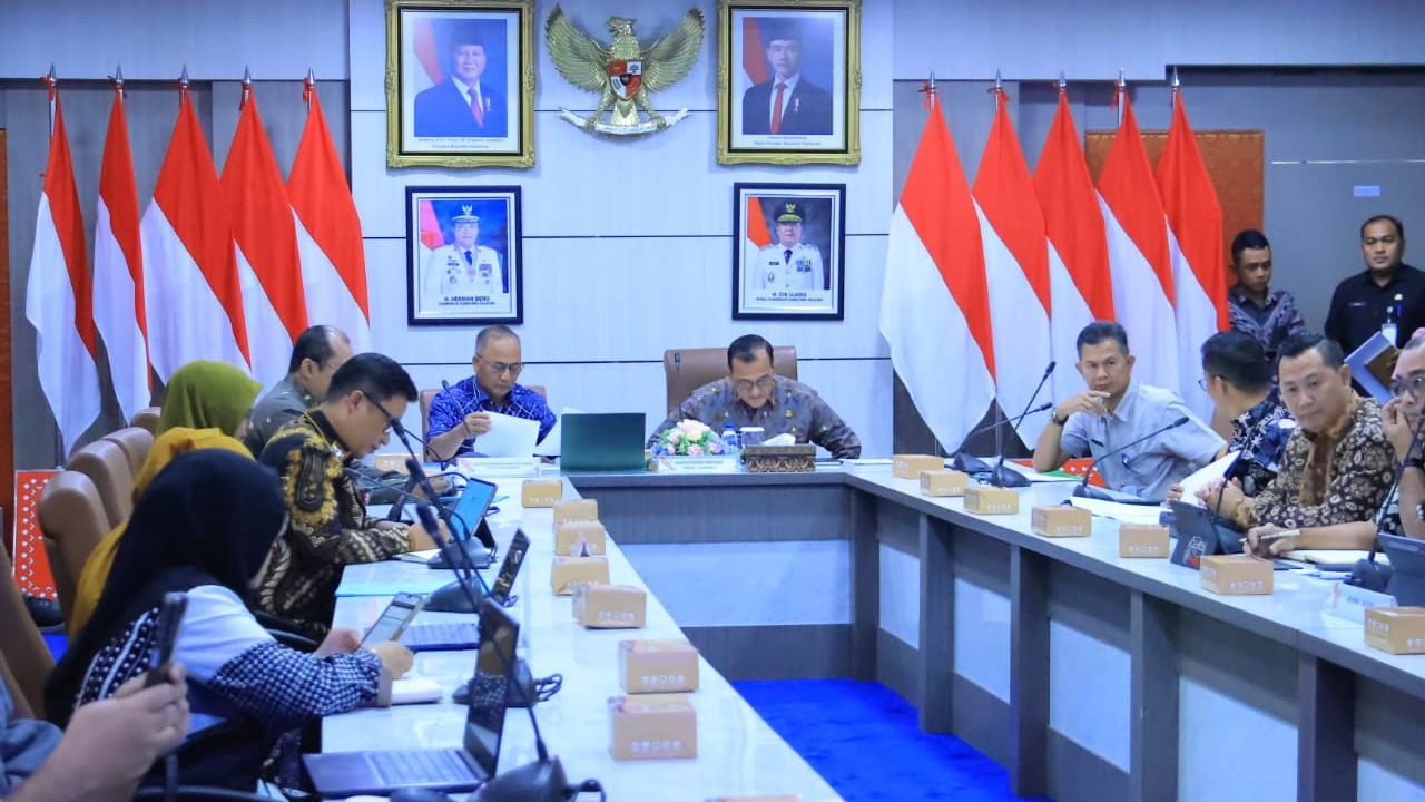 Sekda Pimpin Rapat Finalisasi Program Strategis Nasional di Sumsel