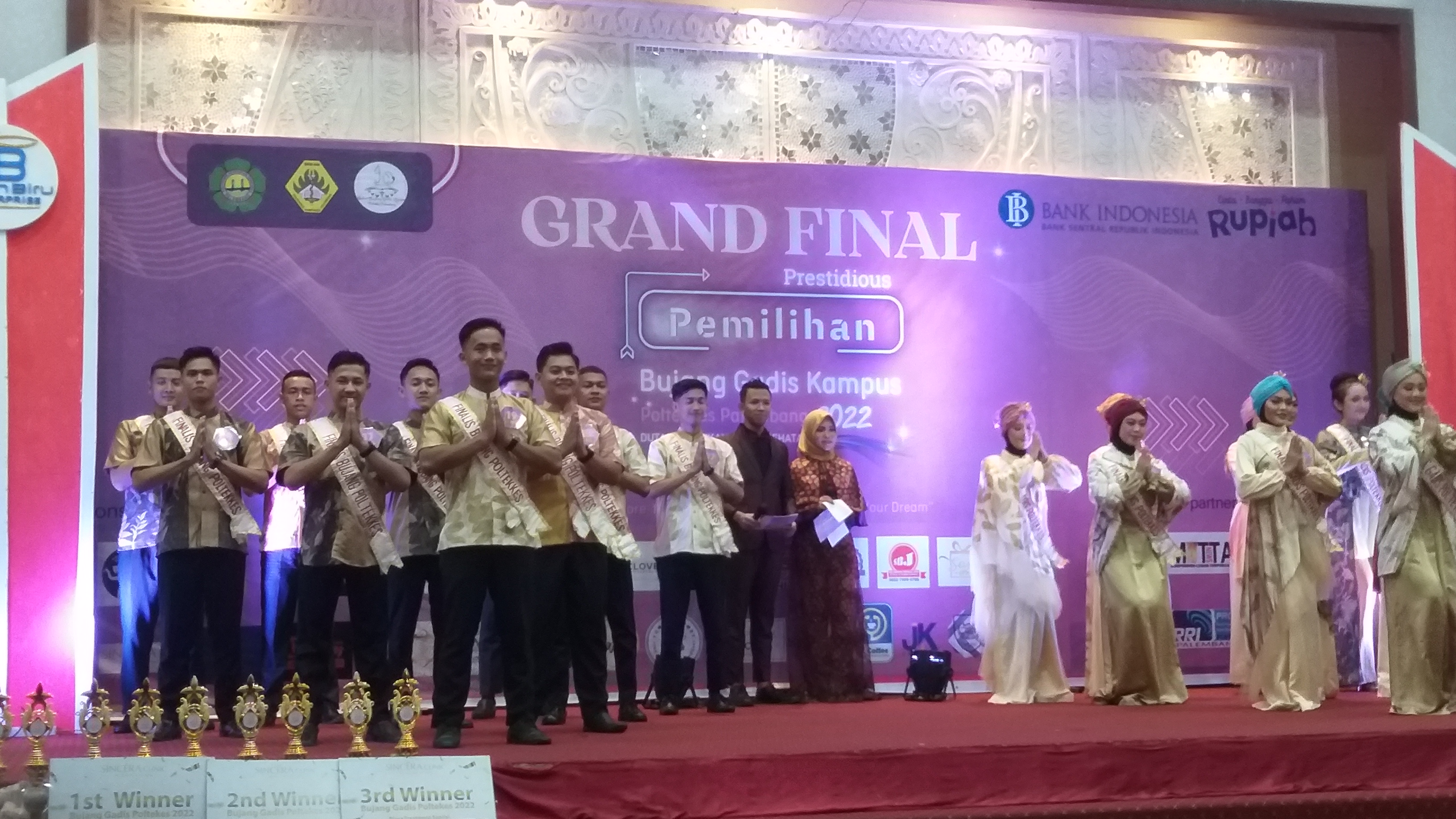 20 Finalis Bujang Gadis Kampus Poltekkes Palembang Bersaing