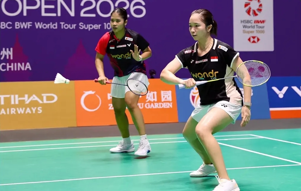 Rachel/Febi Bangkit Dramatis, Amankan Tiket Perempat Final China Open 2026