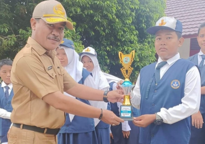 Empat Medali Diboyong SMPN 1 Suak Tapeh