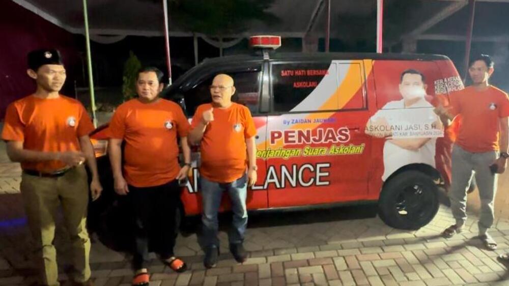  Dukung Penuh Askolani, Relawan Penjas Betung Siapkan Ambulans Gratis, Ini Peruntukkannya !