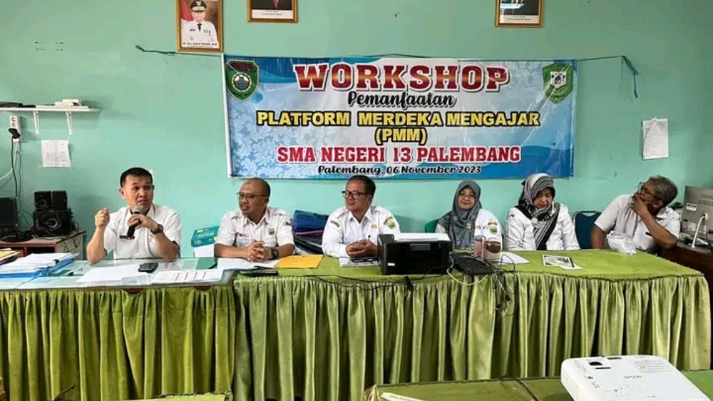 Tingkatkan Kualitas Pembelajaran, SMAN 13 Palembang Workshop Flatform Mengajar