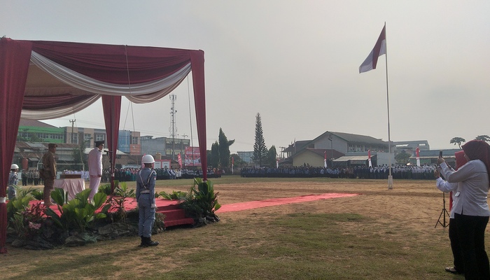 Insiden Listrik Padam, Camat Talang Kelapa Apresiasi Seluruh Peserta Upacara