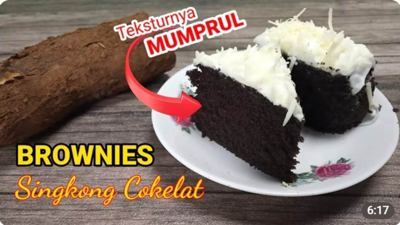 Brownies Singkong Kukus, Camilan Lembut dan Legit yang Bikin Ketagihan