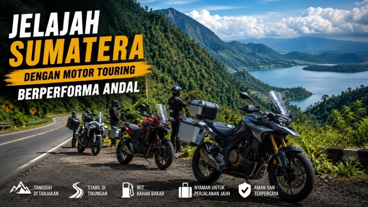 Jelajah Sumatera Lebih Percaya Diri, Ini 5 Motor Touring dengan Performa Andal
