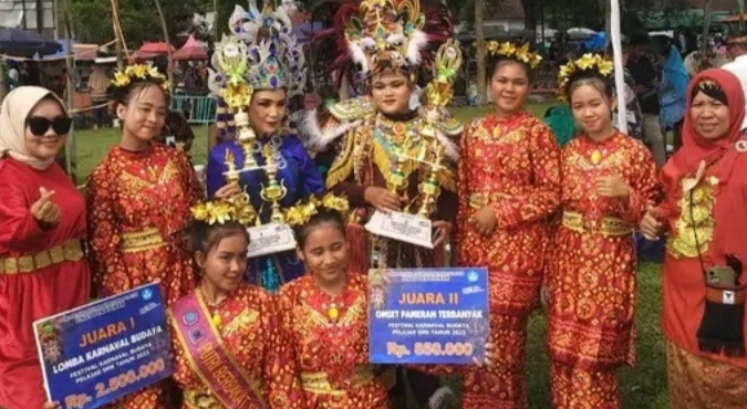 Hebat! SMKN 1 Banyuasin III Juara 1 Karnaval Budaya se-Sumsel