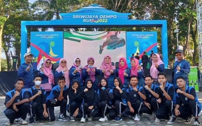 Smansabunda Ikut Meramaikan Sriwijaya Dempo Run 2022