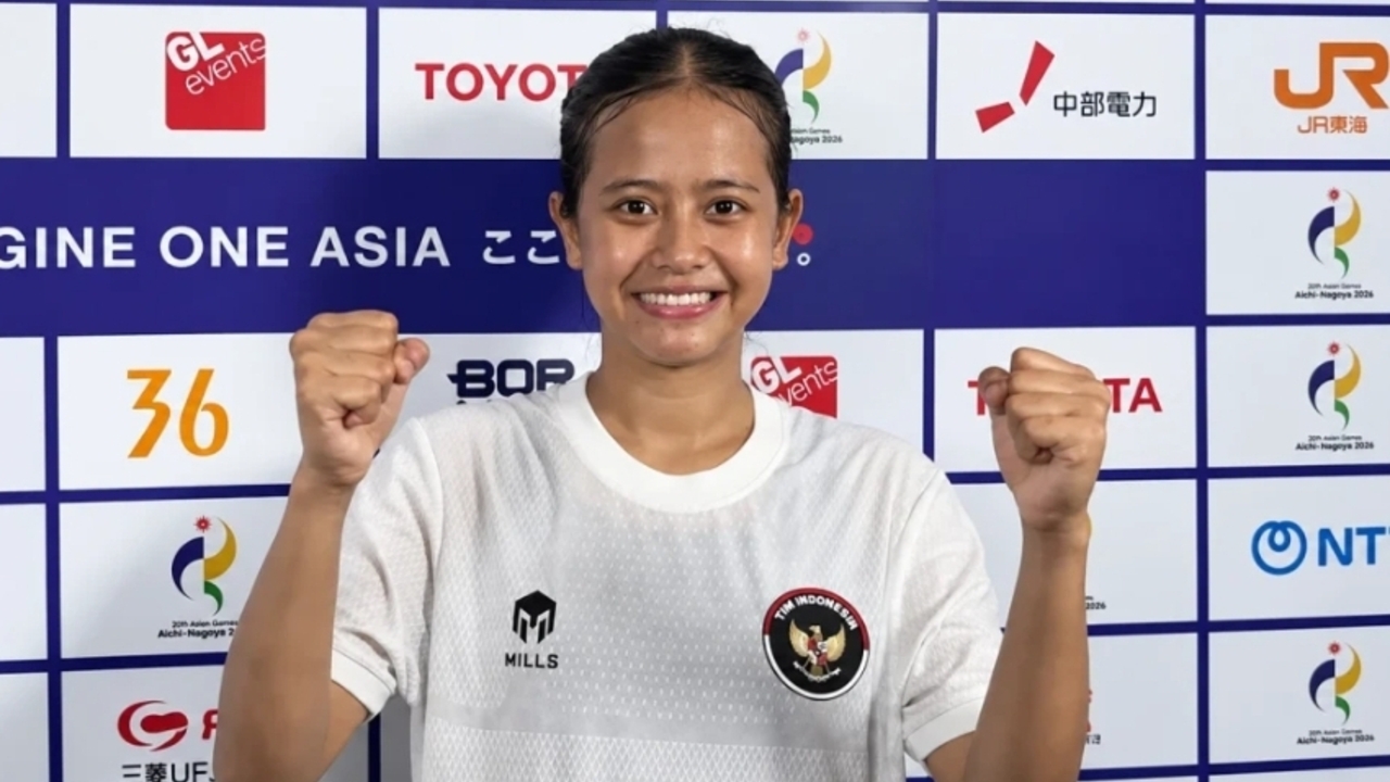 Sumaya Raih Medali Perak Teqball Asian Games 2026