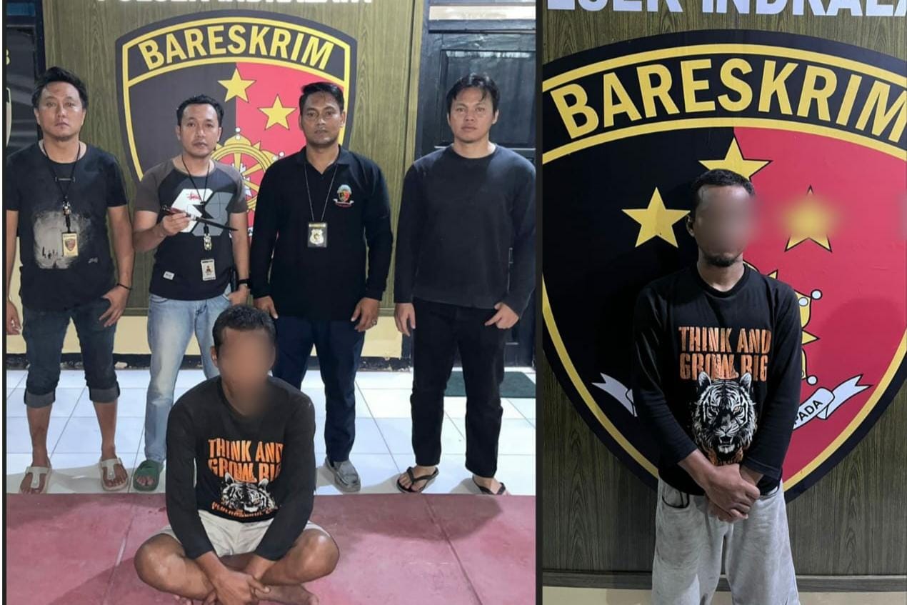 Polsek Indralaya Ringkus Pria Bawa Pisau 29 Cm di Depan SPBU