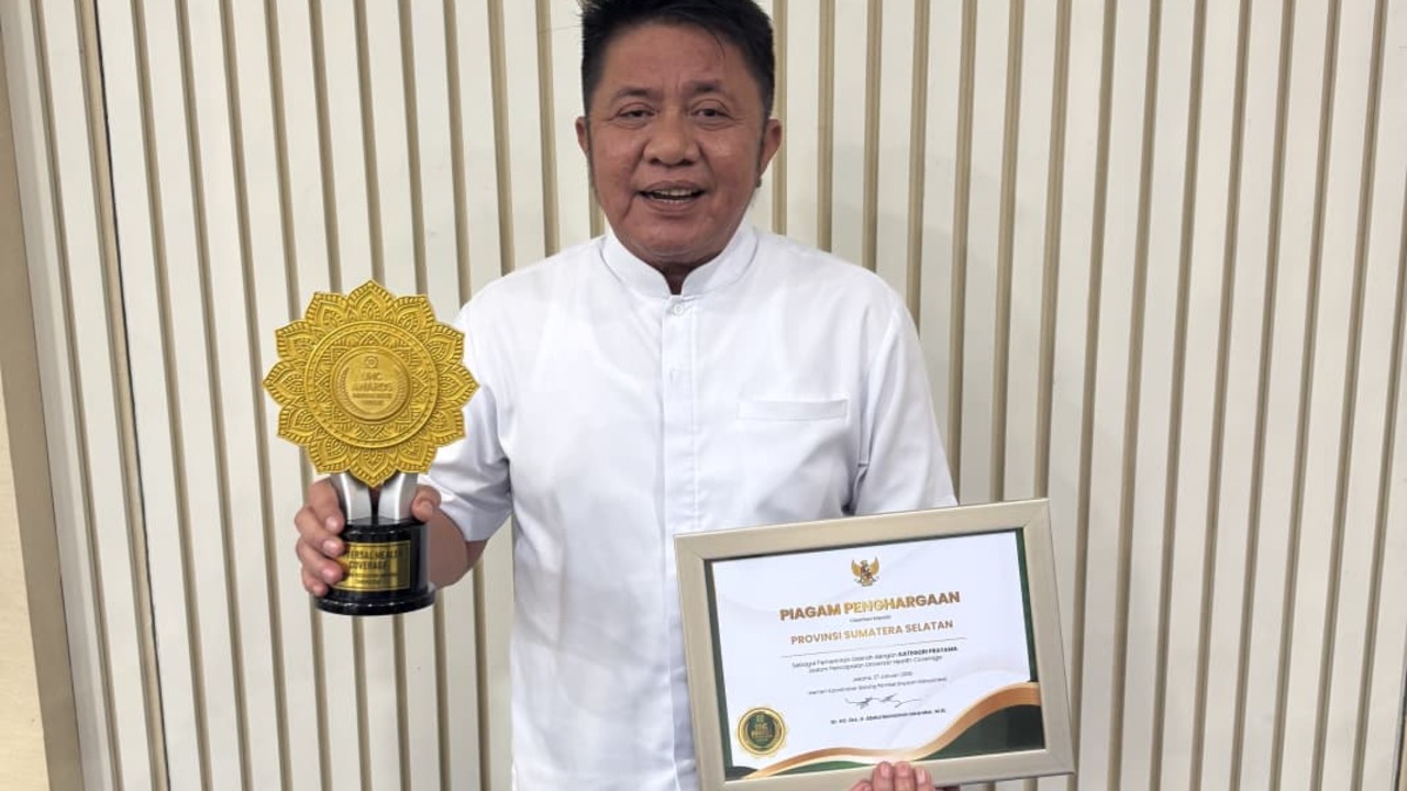 Sumsel Raih Penghargaan UHC Nasional 2026, Herman Deru: Bukti Nyata Keberhasilan Program Sumsel Berkat