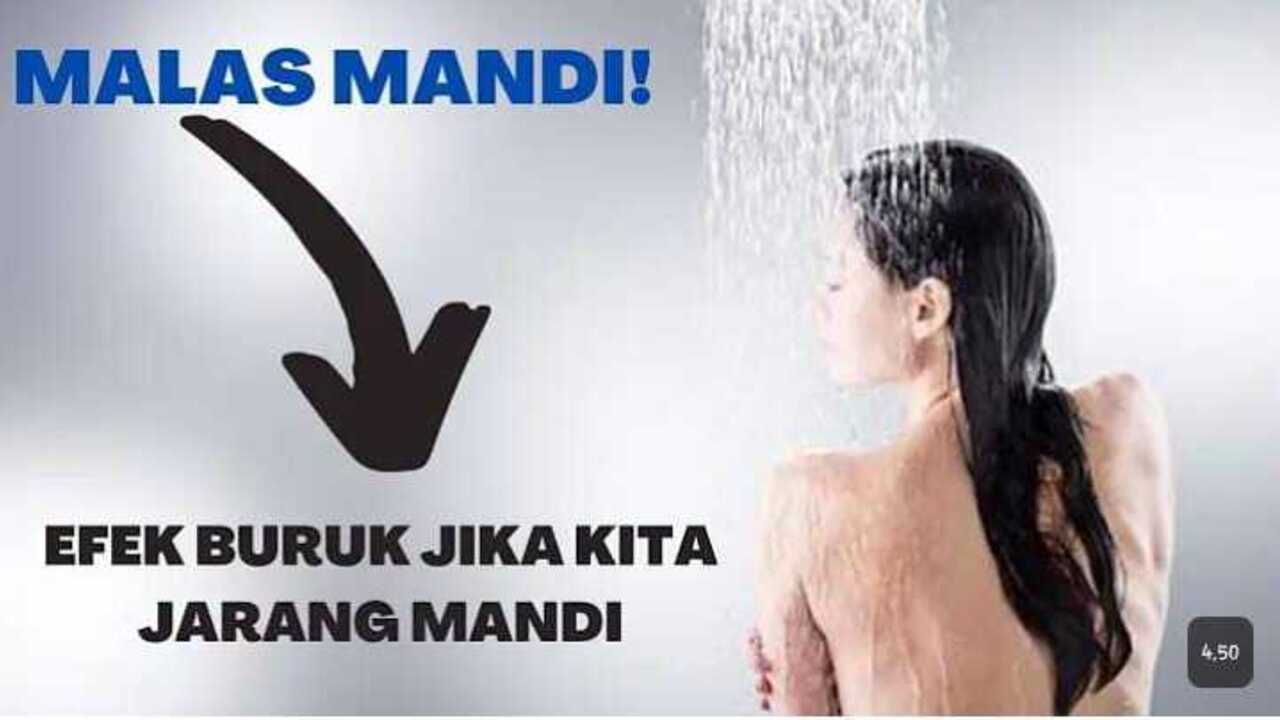 Kebiasaan Malas Mandi Ternyata Berbahaya, Ini Dampak Buruknya!