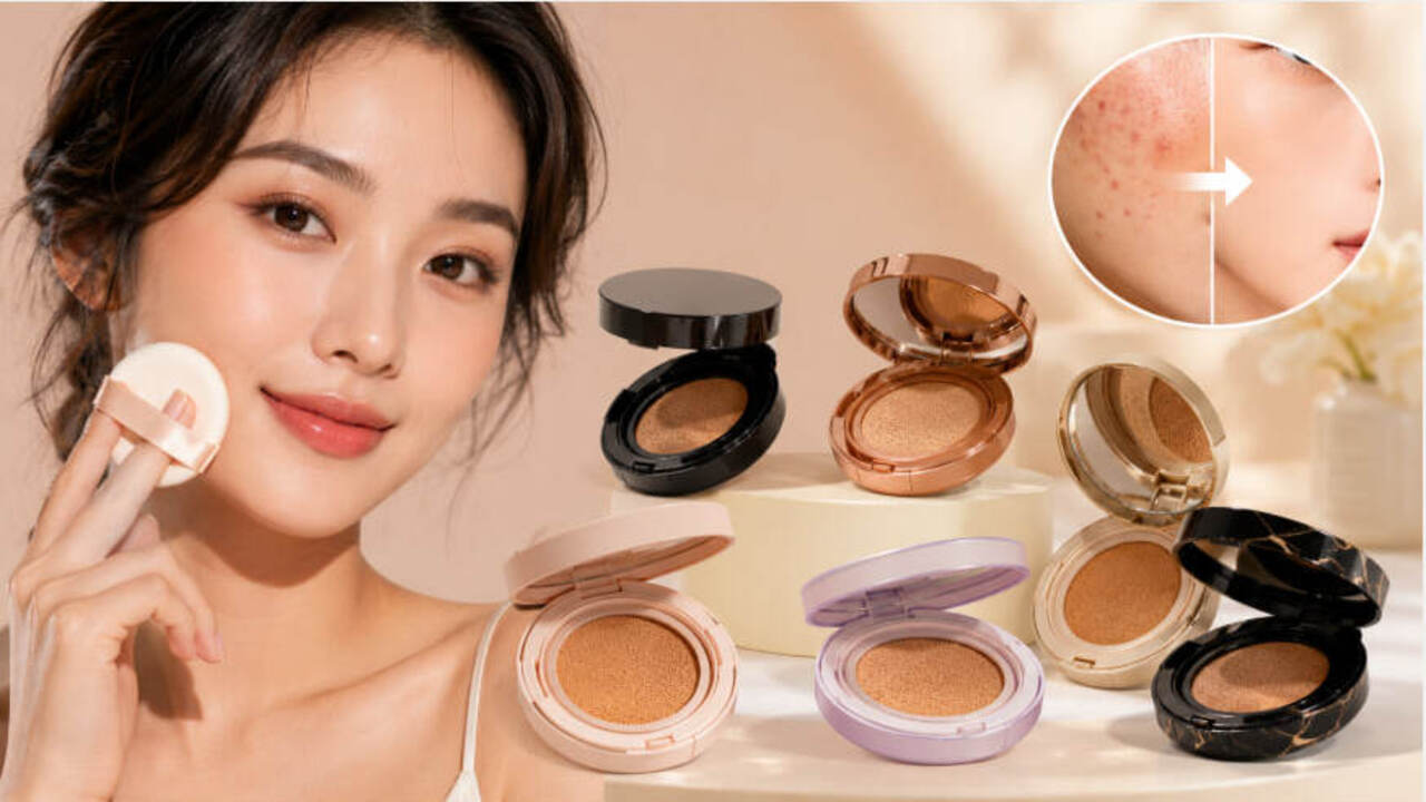 Cushion Full Coverage Terbaik 2026! Bekas Jerawat dan Noda Hitam Auto Tersamarkan, Wajah Langsung Flawless