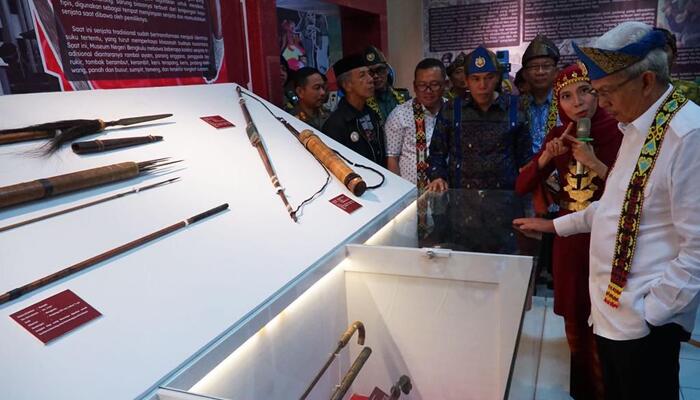 Wakil Gubernur Sumsel Buka Pameran Nasional Senjata Tradisional Nusantara