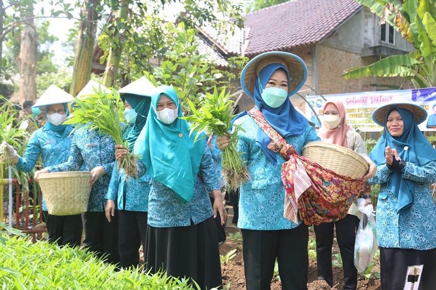 Ketua TP PKK Sumsel Feby Deru Motivasi Kader PKK OKU  Jadi Panutan Warga