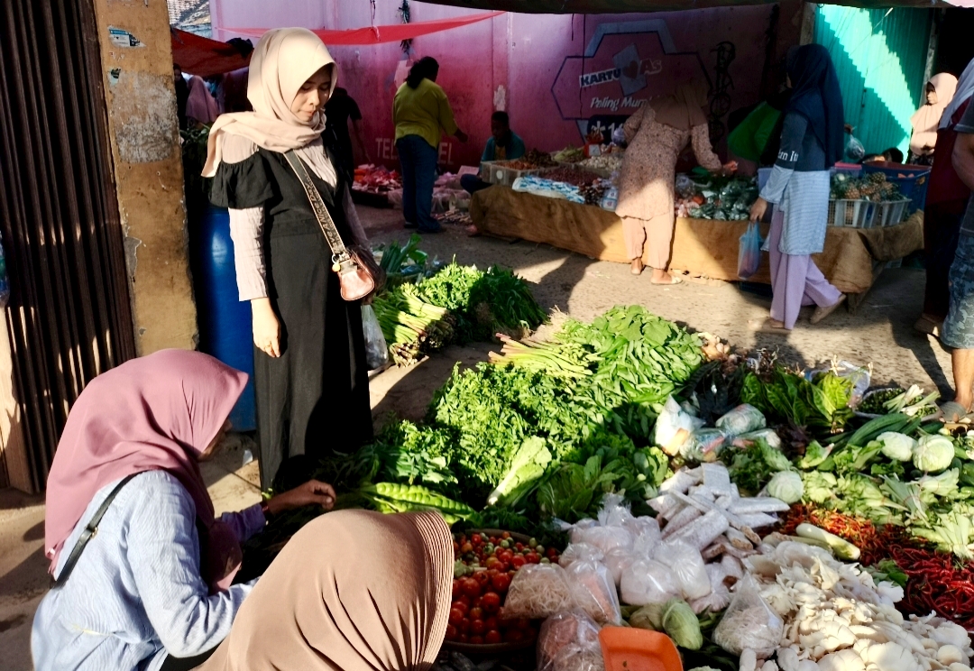 Jelang Idulfitri, Pasar Pangkalan Balai Ramai Padat, Kepala Pasar Imbau Waspada Copet