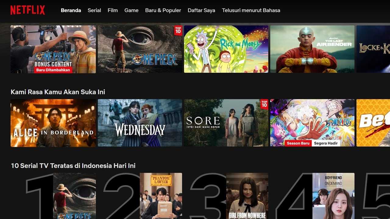 Netflix 2026 Meledak! Deretan Film & Series Baru Termasuk One Piece Kembali Ramaikan Layar