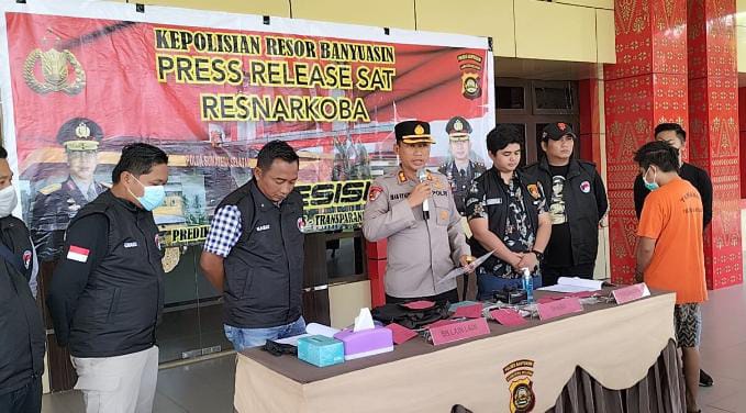 Hendak Edarkan Sabu di Sumsel, Bandar Sabu Asal Banyuasin Dibekuk, Ini Identitasnya