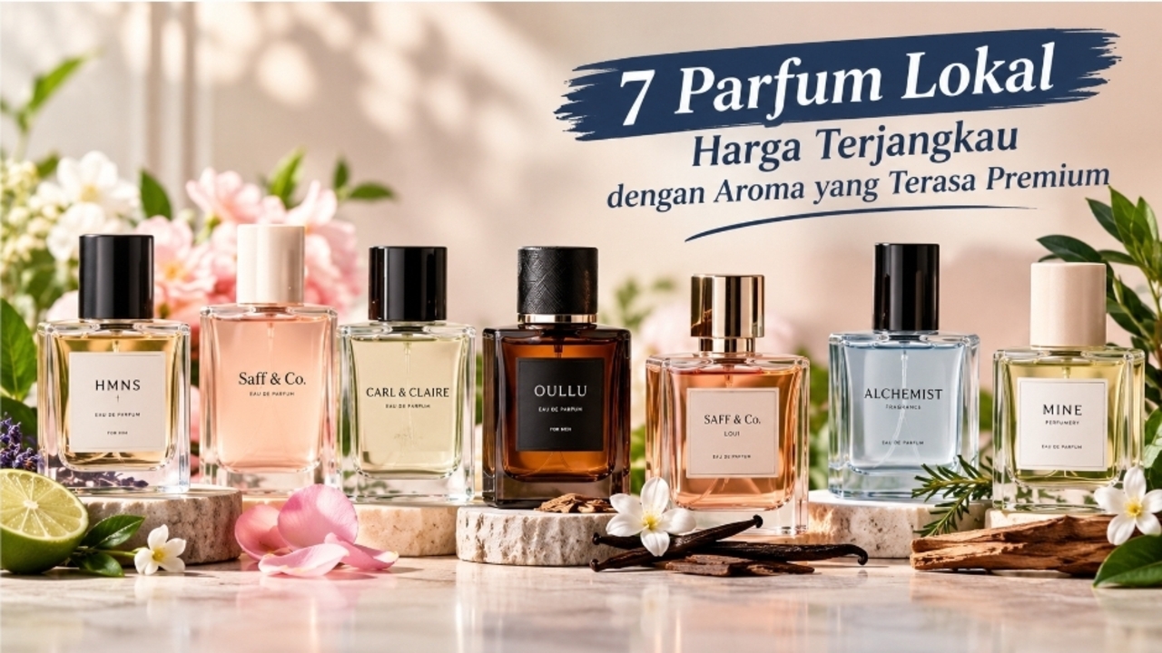 7 Parfum Lokal Harga Terjangkau dengan Aroma yang Terasa Premium