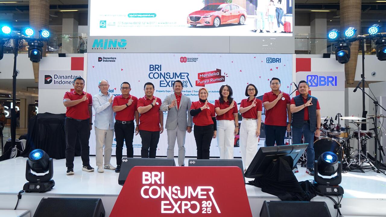 BRI Gelar Consumer Expo 2025 di Bandung, Hadirkan Suku Bunga KPR Ringan Mulai 2,40%