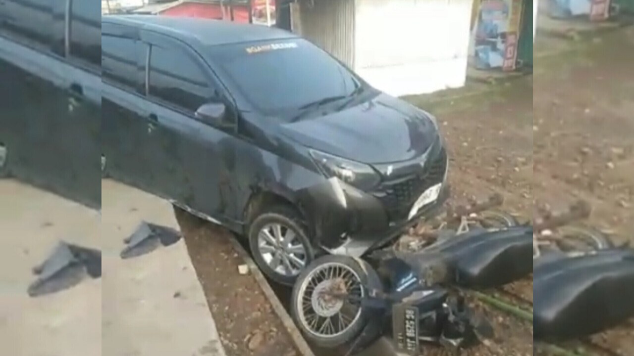 Kecelakaan Lalu Lintas Beruntun di Jalan Lintas Timur Banyuasin, Satu Penumpang Sepeda Motor Luka-luka