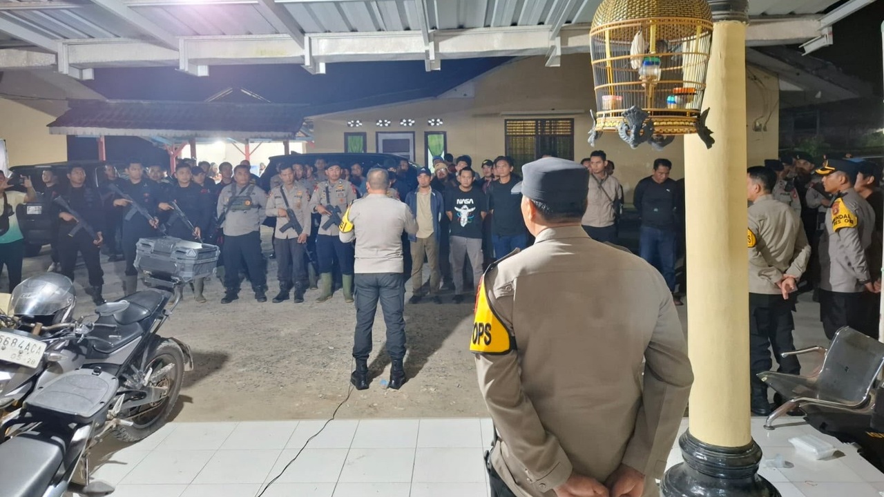 Respons Cepat Polda Sumsel dan Polres OKI, Situasi di Lempuing Berangsur Kondusif