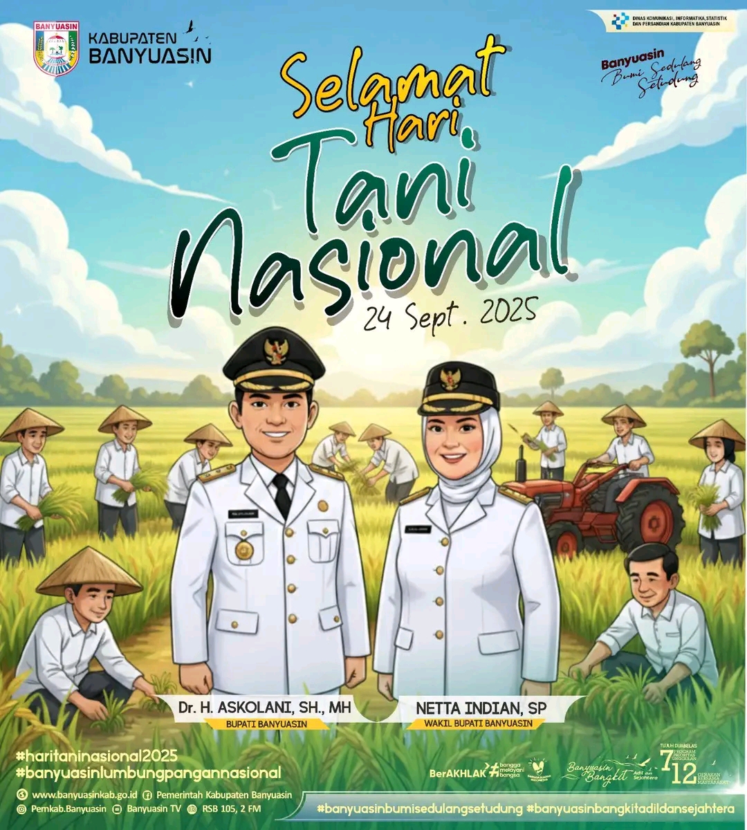 Jagung dan Padi Naik Drastis, Banyuasin Unggul di Sektor Pertanian Nasional