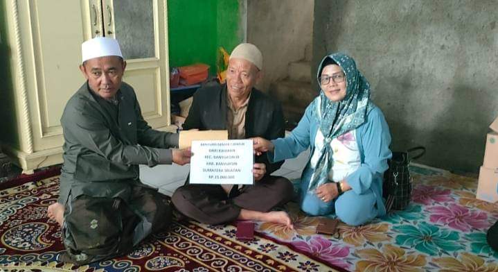 Kwaran Banyuasin III Bantu Korban Gempa Cianjur, Terkumpul Rp 15 Juta