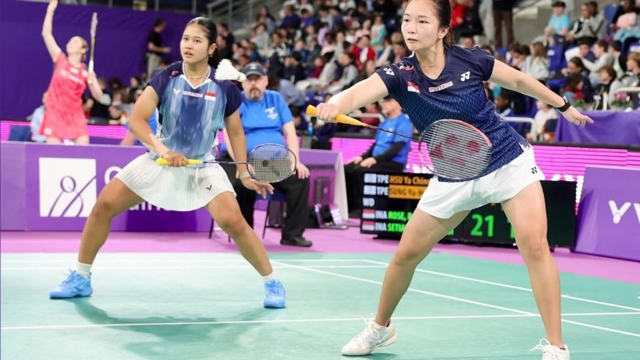 Rachel/Febi Tampil Solid, Tiket Semifinal Orleans Masters 2026 di Tangan!