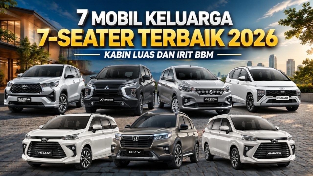 Cari MPV Irit BBM? Ini 7 Mobil Keluarga 7-Seater Paling Layak Dibeli pada 2026