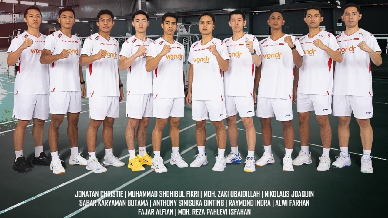 Tim Thomas Indonesia Bantai Aljazair 5-0 di Laga Perdana Grup D Thomas Cup 2026
