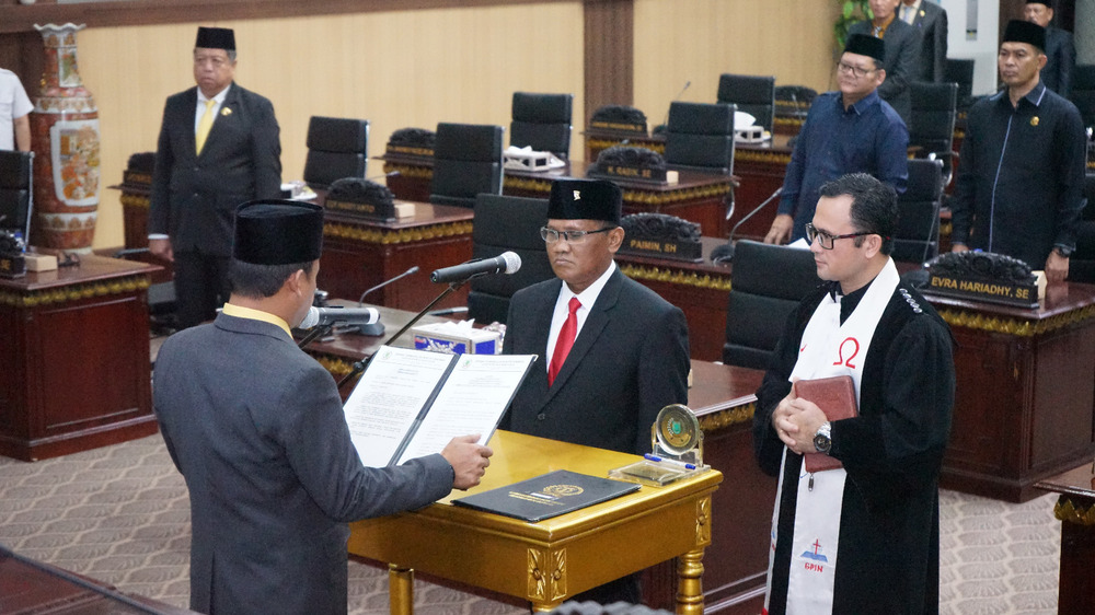Yakup Supriyanto, Resmi Dilantik Menjadi PAW Anggota DPRD Muba dari Partai PDI Perjuangan