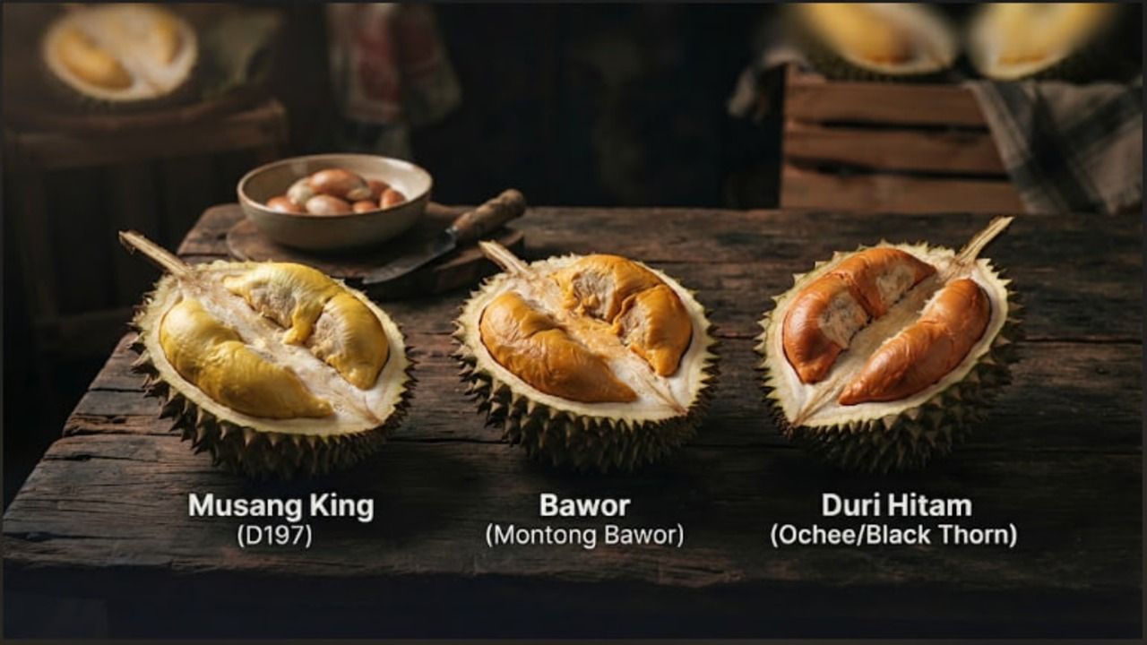 Adu Durian Premium! Musang King vs Bawor vs Duri Hitam, Mana Paling Worth It?