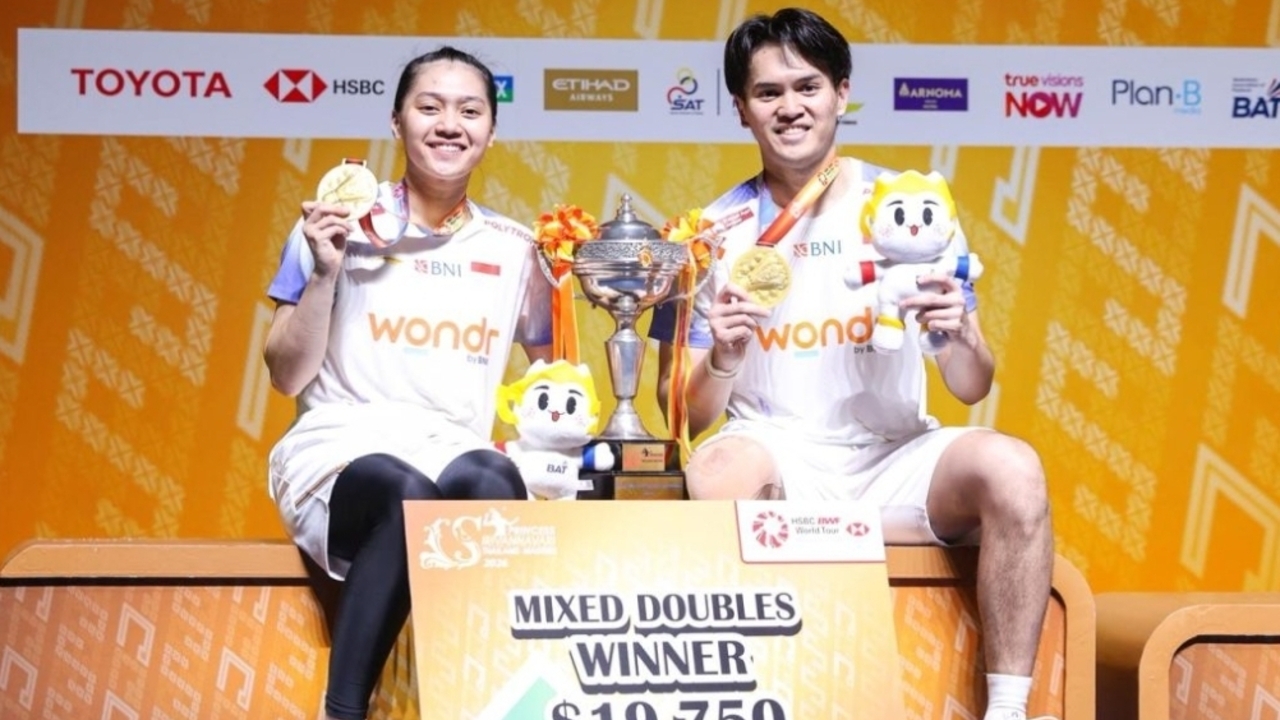 Gelar Super 300 Perdana Adnan/Indah: Alhamdulillah Kami Bisa Juara!