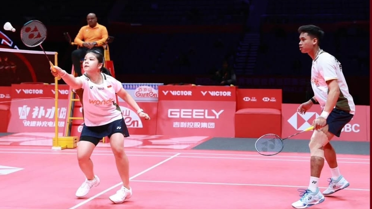 Jafar/Felisha Gagal Bendung Feng/Huang di Penyisihan Grup B BWF World Tour Finals 2025