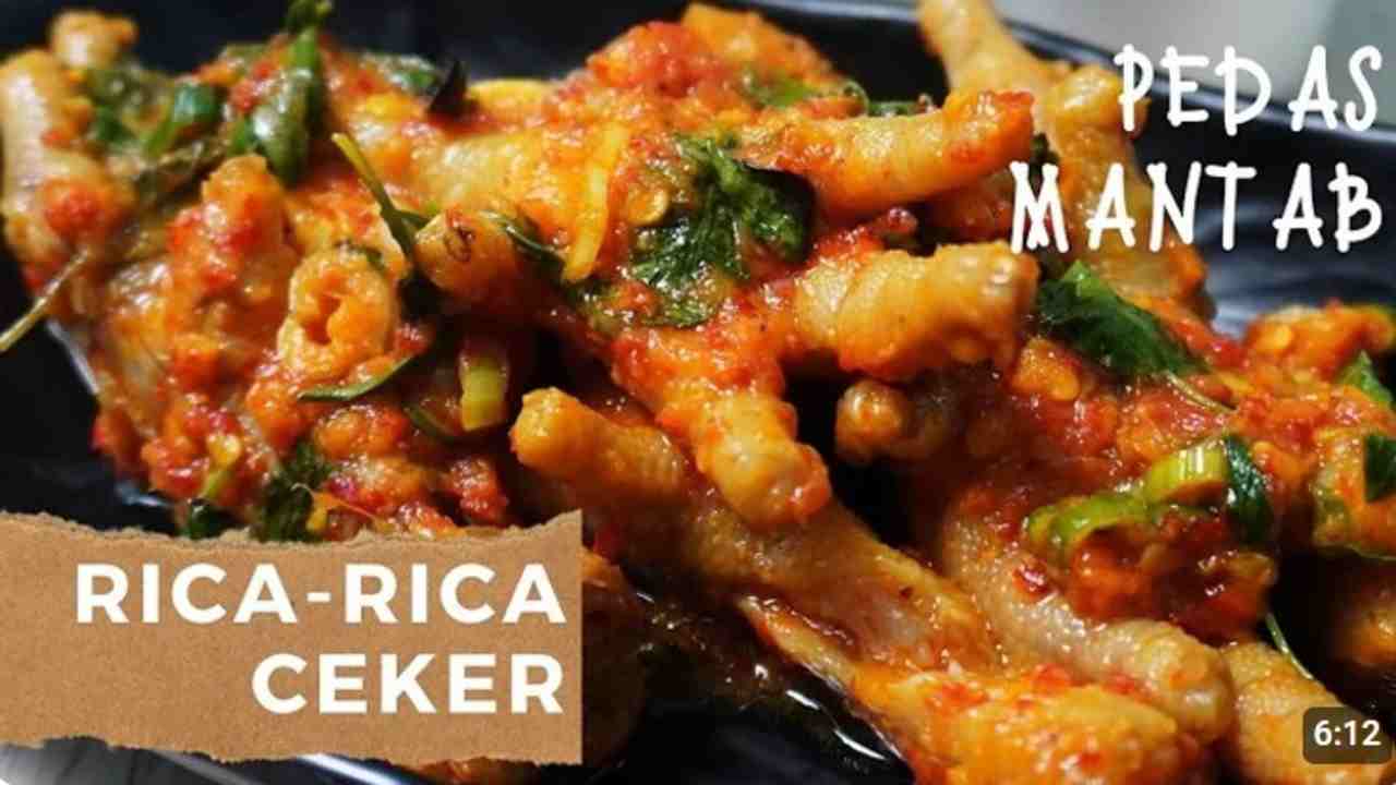 Ceker Rica-Rica Manado Pedasnya Bikin Balik Lagi, Yuk Intip Resepnya!