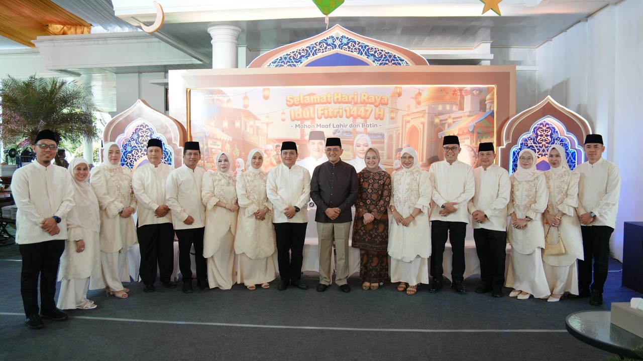 Pererat Sinergi, Sekda Gelar Halalbihalal Khusus Bersama Kepala Daerah se-Sumsel