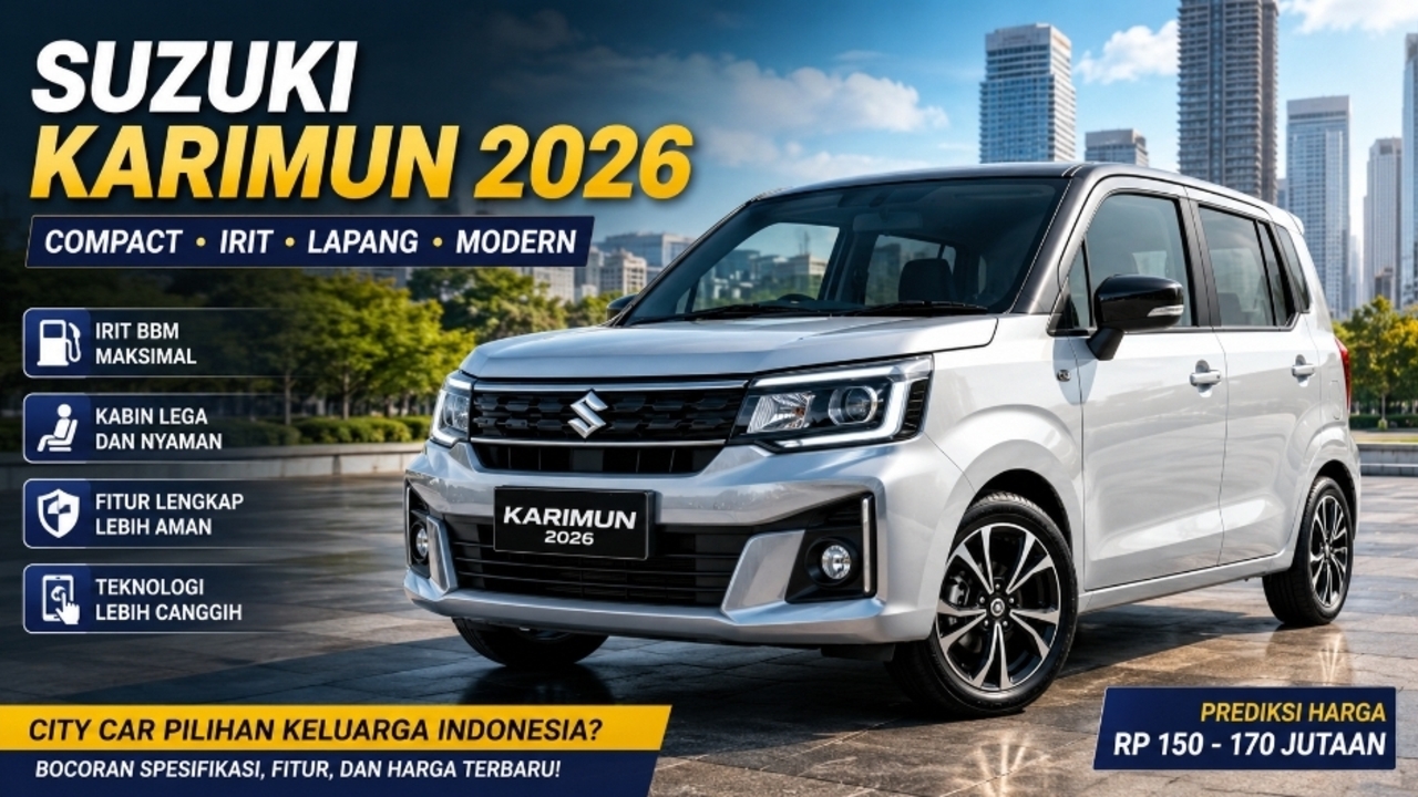 Suzuki Karimun 2026 Siap Comeback? Simak Bocoran Mesin, Fitur, dan Harga Terbarunya