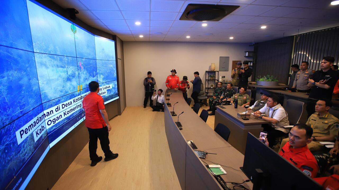 Hotspot dan Fire Spot Karhutla Sumsel Menurun, Satgas Darat Diperkuat